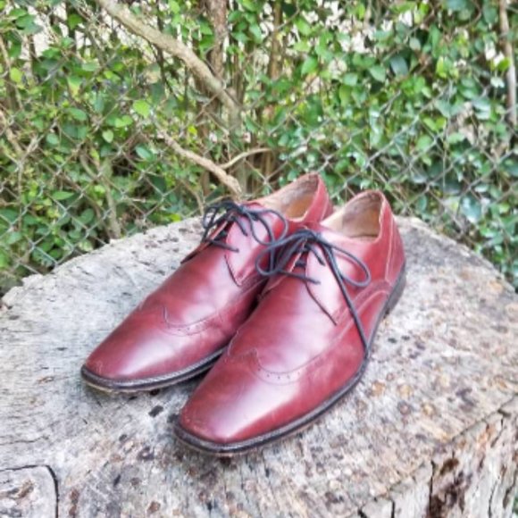 Sz 11 Johnston And Murphy Wingtip Dress Shoes main image 7